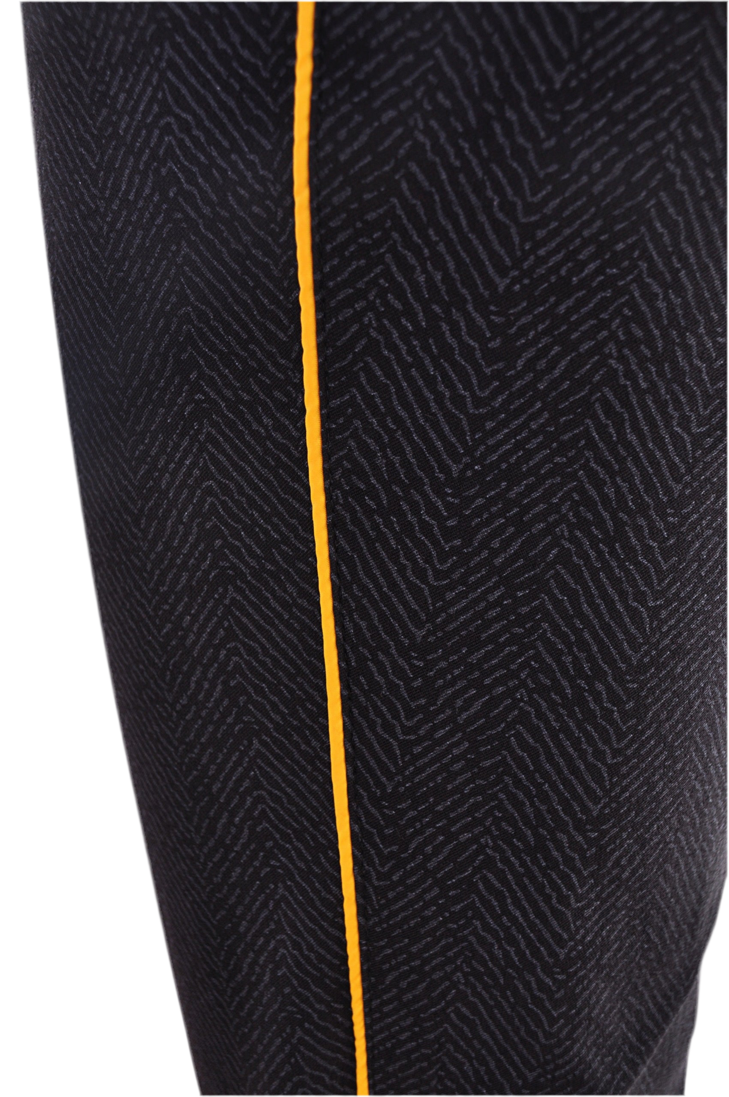 Navigazione Damen Stretch Hose - gemustert mit Ziersteifen