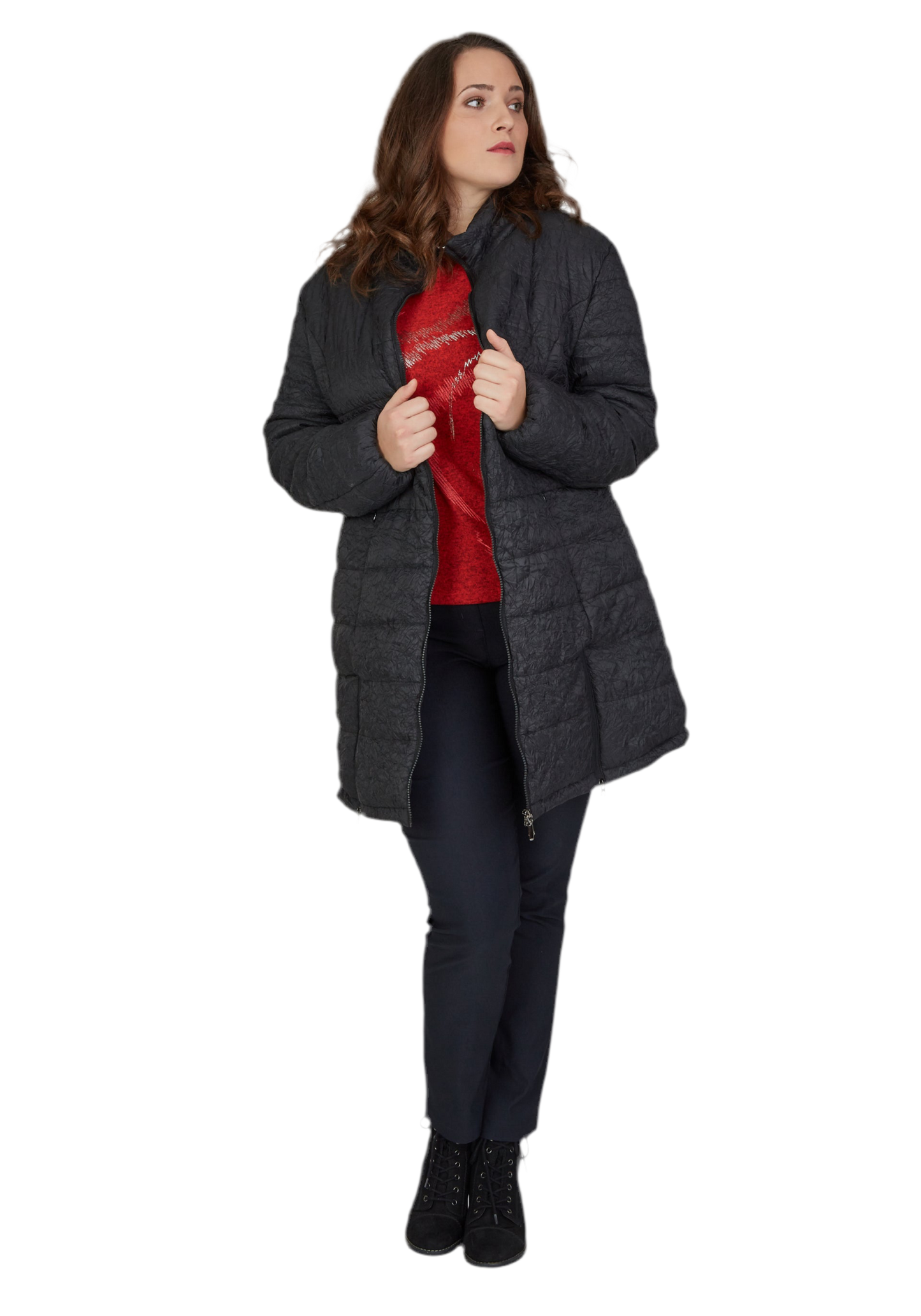 Übergangsmantel von Navigazione Piú mit Crash-Muster - in Übergrößen