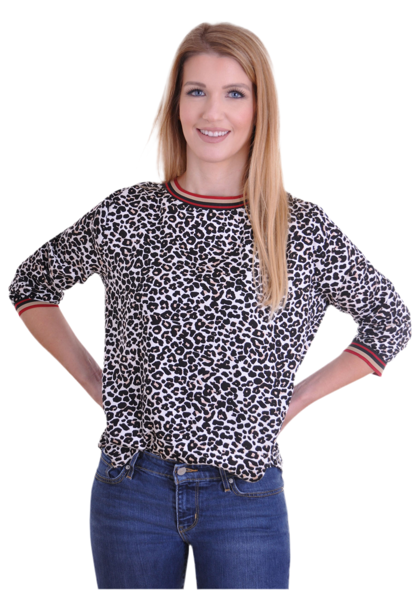 Blusen-Shirt von Navigazione – Stylisch in Leo-Optik