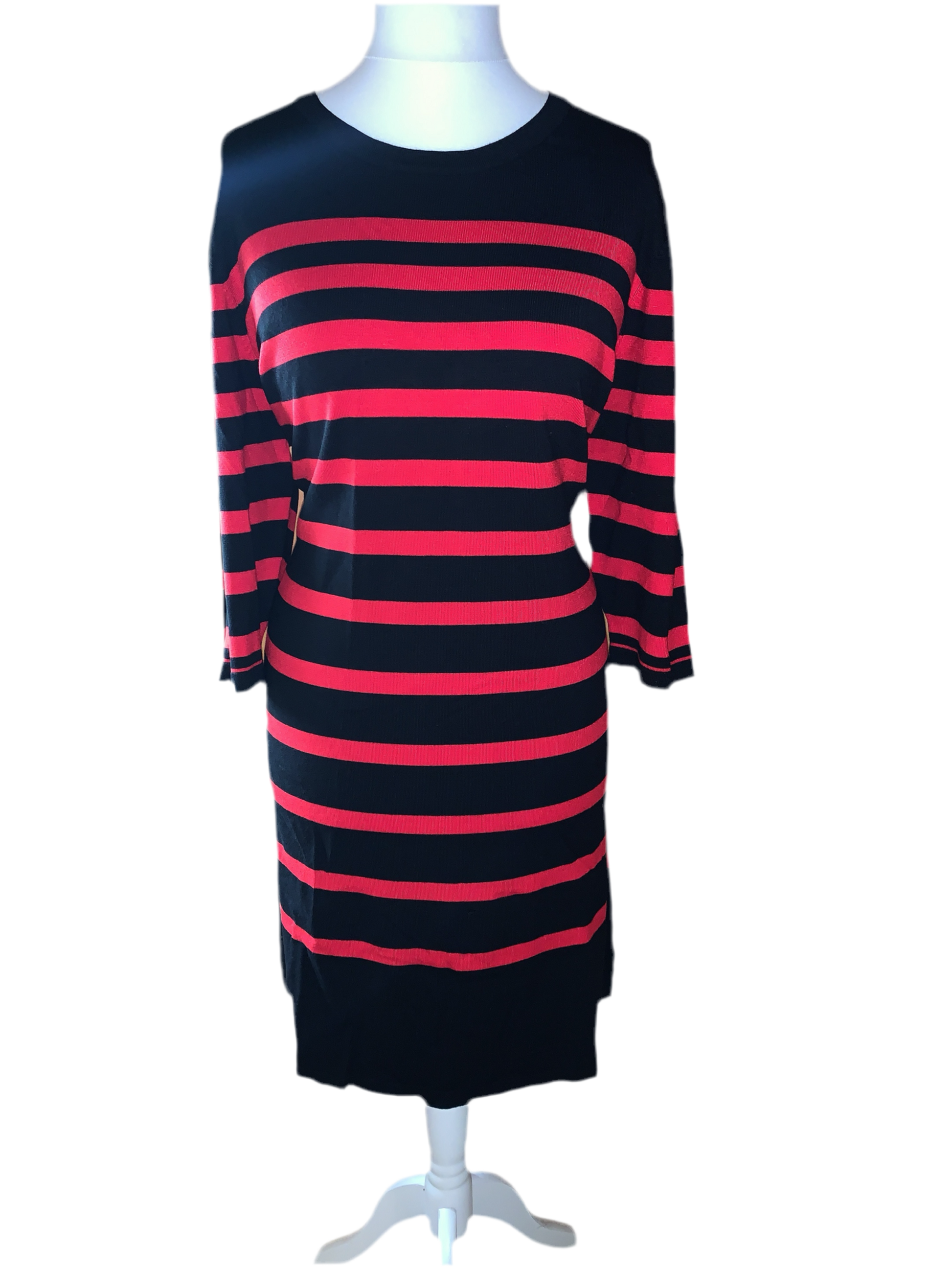 Kleid schwarz rot gestreift Navigazione 