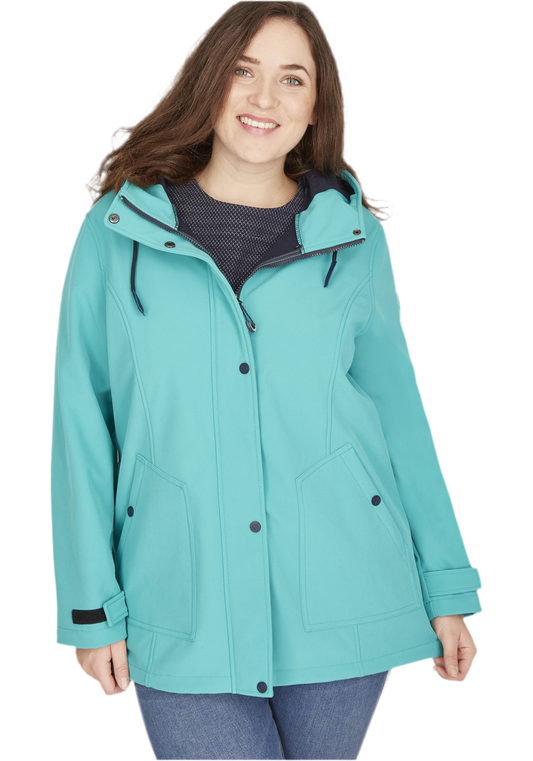 Jacke Navigazione Übergröße Türkis
