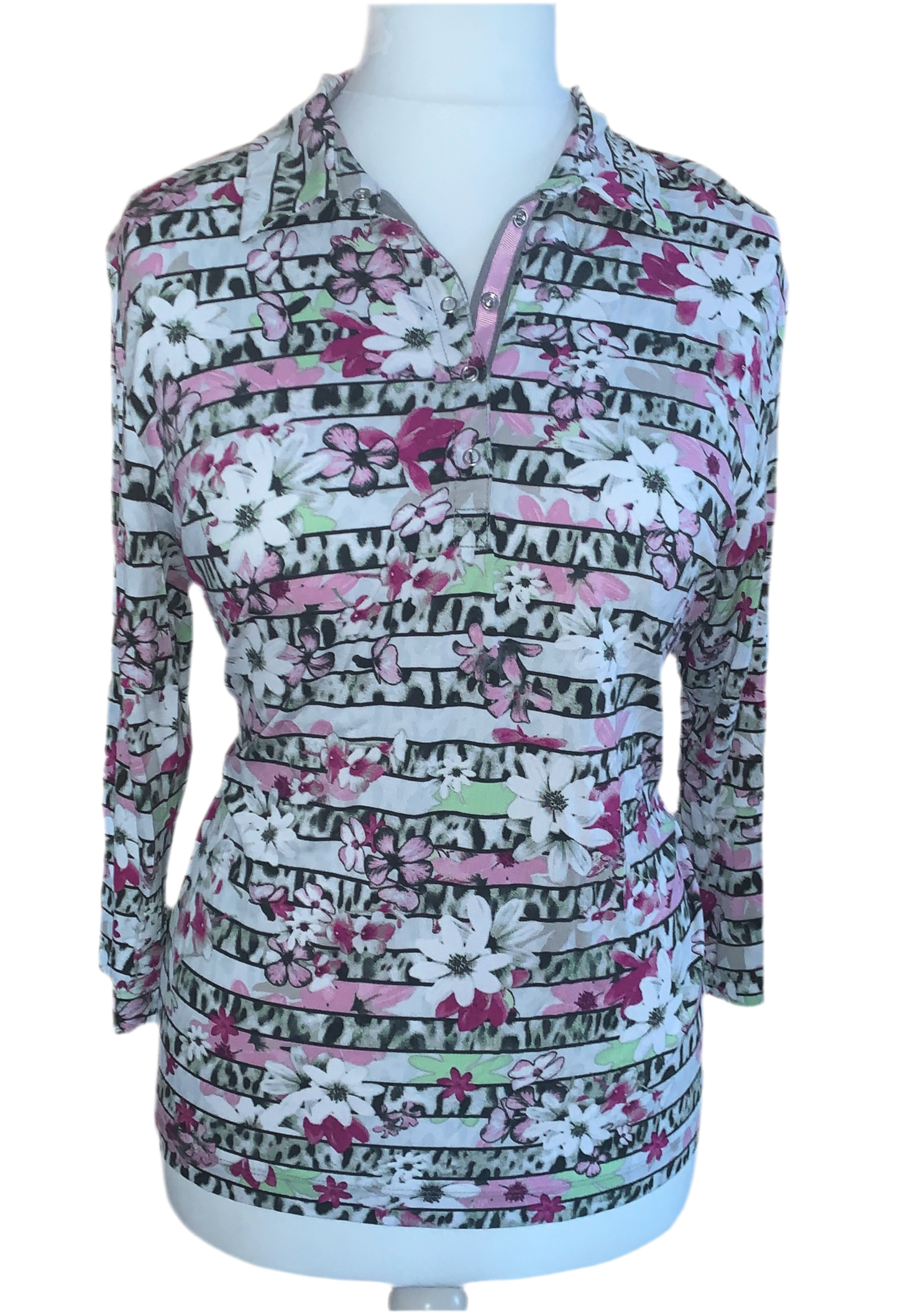 Rabe 3/4-Arm-Shirt – Florale Eleganz trifft Komfort