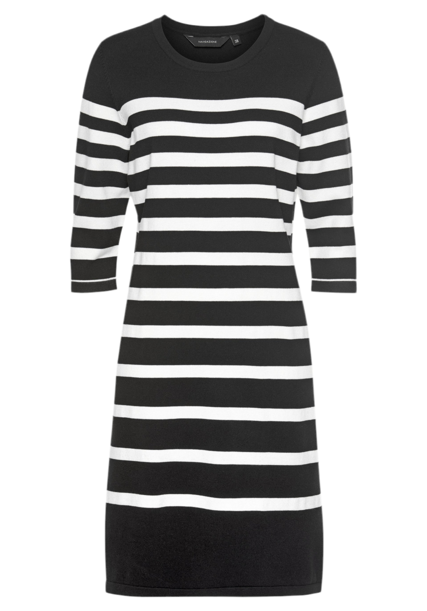 Kleid Knielang Navigazione gestreift