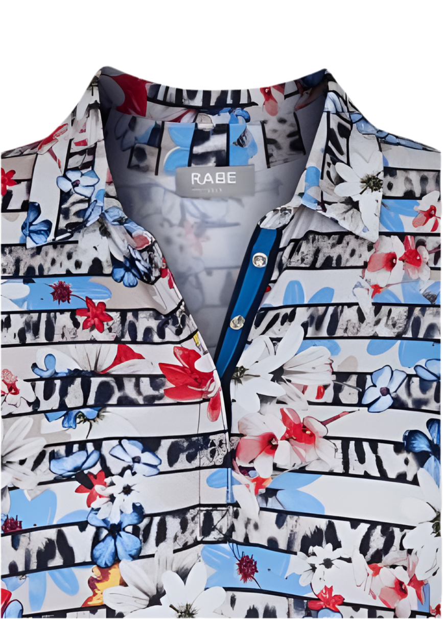 Rabe 3/4-Arm-Shirt – Florale Eleganz trifft Komfort