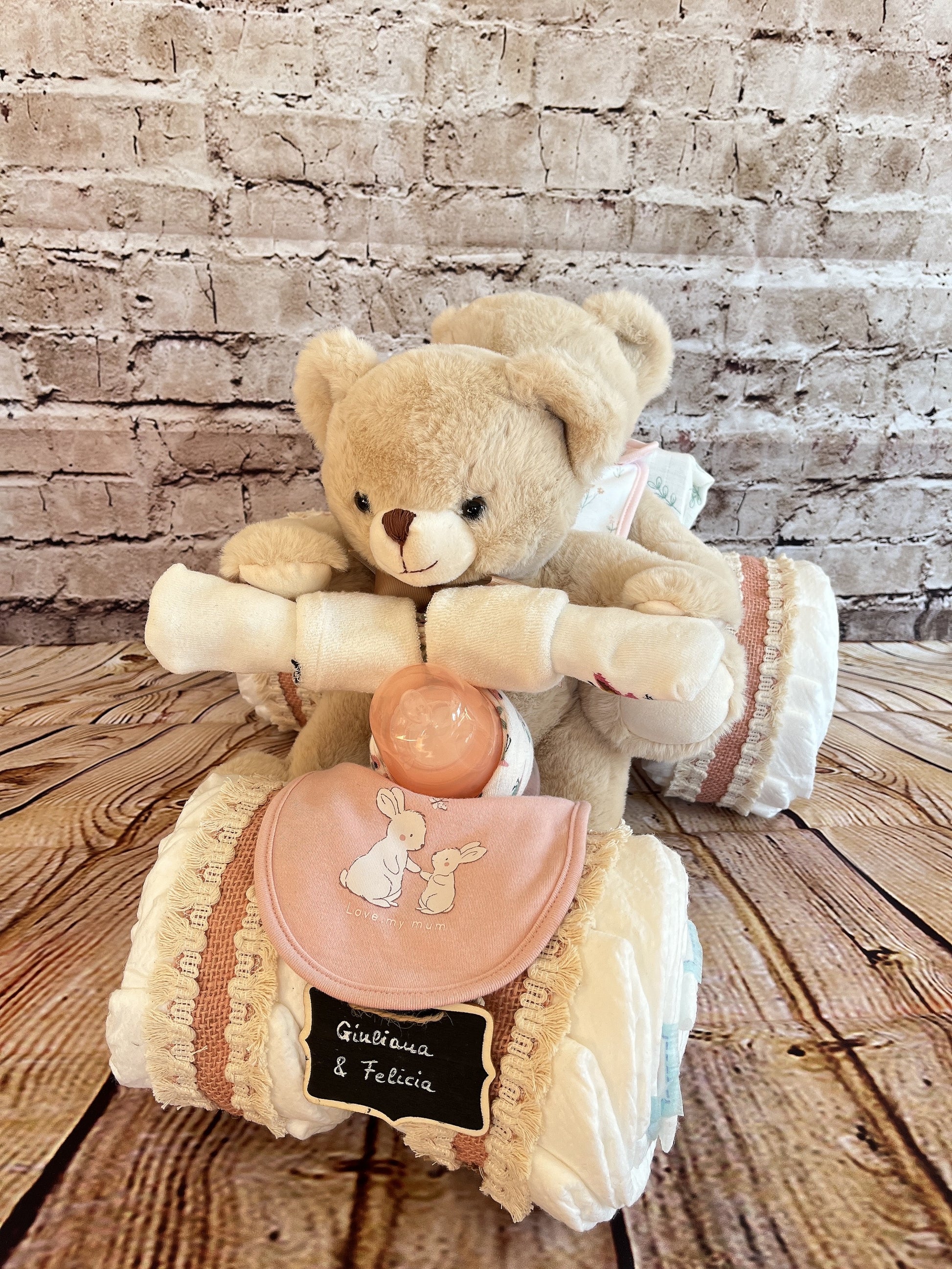 Windeltorte Trike Babyparty Babyshower Zwillinge Geburt