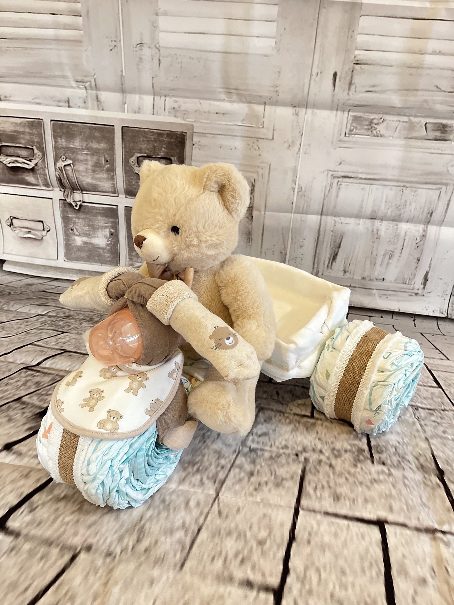 Windeltorte für Babyparty 