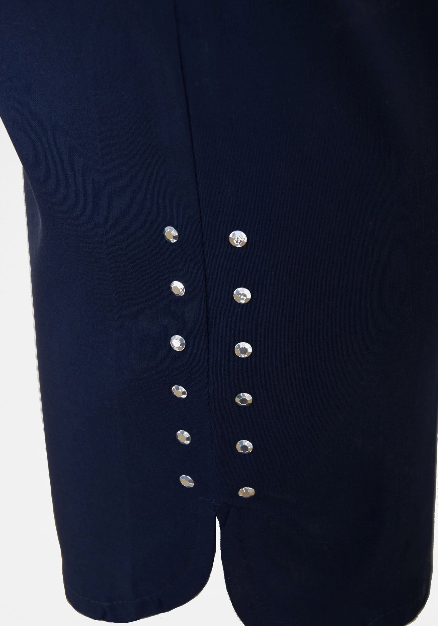 Navigazione Damen Stretchhose „Julie“ 7/8 mit Steinchen – Sommerlich & bequem