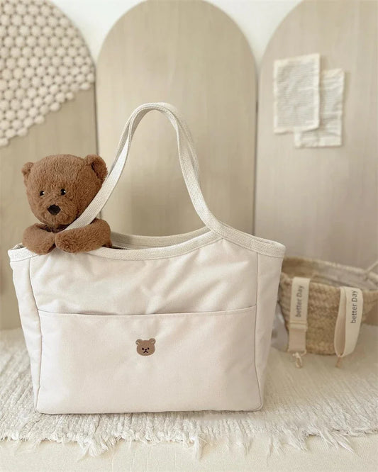 Süße Wickeltasche mit Bärchen-Design